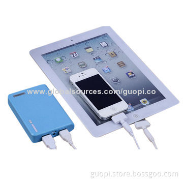 Mini Size Power Bank for iPhone 5S and Cell Phone, 12,000mAh Large Capacity